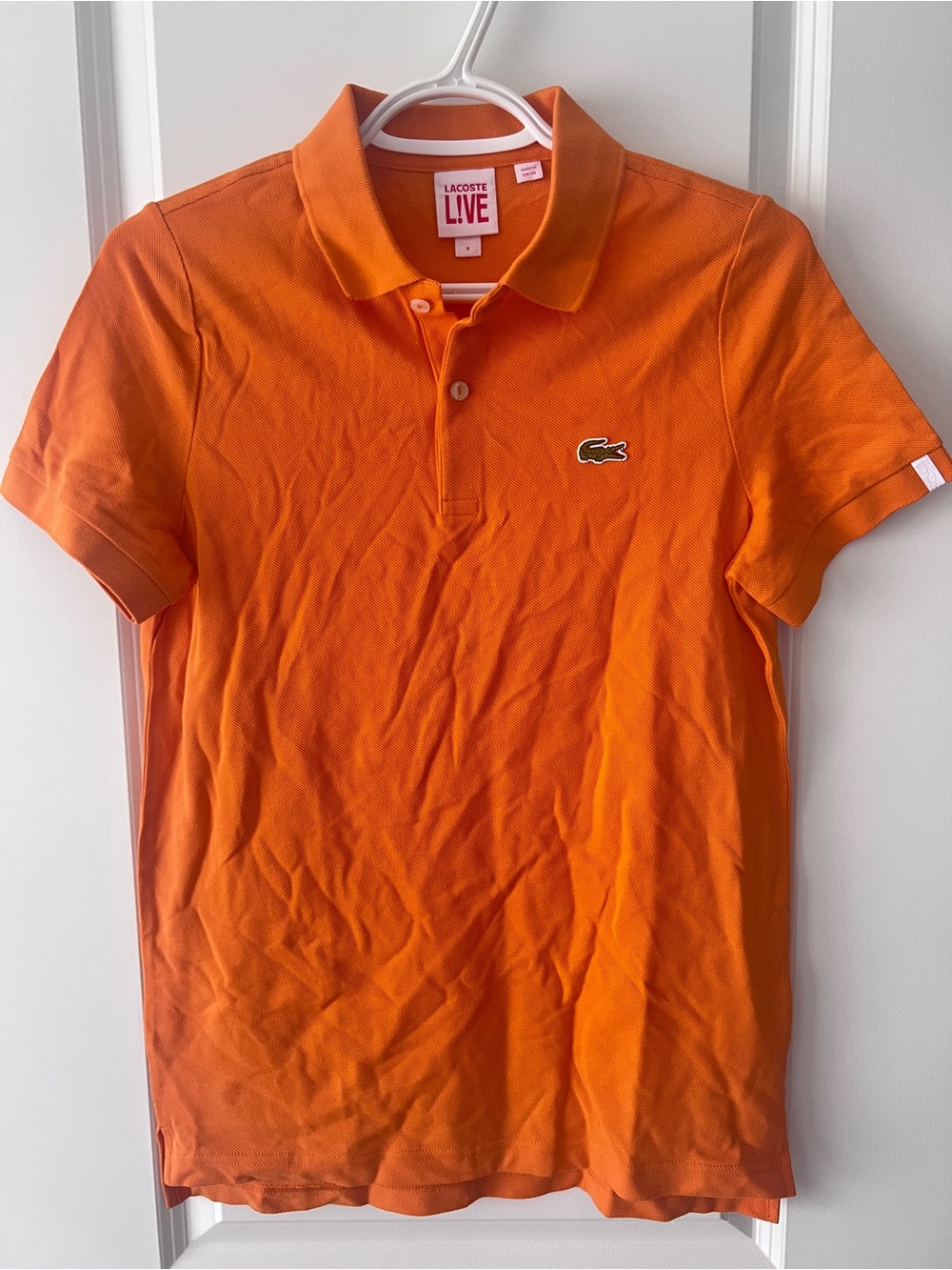 Lacoste Orange Polo Shirt